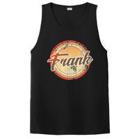 Frank Name Vintage Distressed 70s 80s Retro Frank PosiCharge Competitor Tank