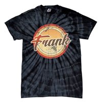 Frank Name Vintage Distressed 70s 80s Retro Frank Tie-Dye T-Shirt