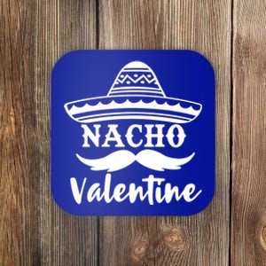 Funny Nacho Valentine's Day Galentines Taco Lover Gift Coaster