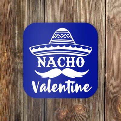 Funny Nacho Valentine's Day Galentines Taco Lover Gift Coaster