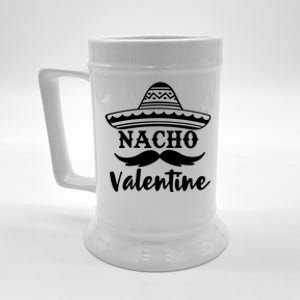 Funny Nacho Valentine's Day Galentines Taco Lover Gift Beer Stein