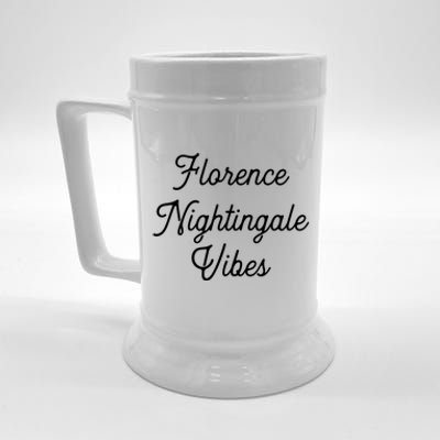 Florence Nightingale Vibes Gift For Nurse Nursing Student Gift Beer Stein