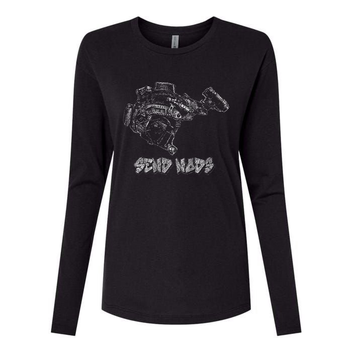 Funny Night Vision Swag For Gun Guys Womens Cotton Relaxed Long Sleeve T-Shirt