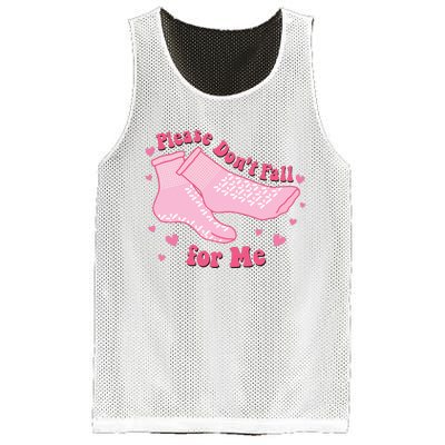 Funny Nurse Valentines Please Dont Fall For Me Mesh Reversible Basketball Jersey Tank