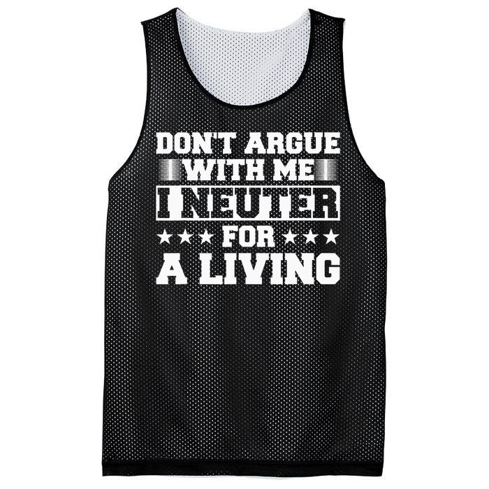 Funny Neuter Veterinarian Vet Tech Veterinary Technician Pet Mesh Reversible Basketball Jersey Tank