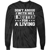 Funny Neuter Veterinarian Vet Tech Veterinary Technician Pet Tie-Dye Long Sleeve Shirt