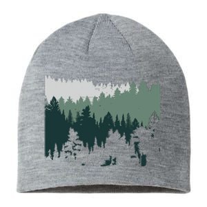 Forest Nature Wildlife Lovers Trees Hiking Camping Sustainable Beanie