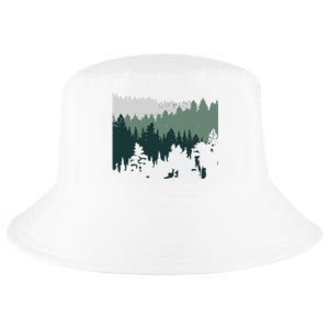 Forest Nature Wildlife Lovers Trees Hiking Camping Cool Comfort Performance Bucket Hat