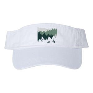 Forest Nature Wildlife Lovers Trees Hiking Camping Valucap Bio-Washed Visor