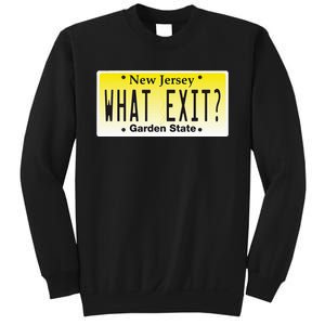 Funny Nj What Exit New Jersey Garden State Parkway Sweatshirt