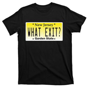 Funny Nj What Exit New Jersey Garden State Parkway T-Shirt