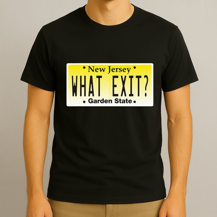 Funny Nj What Exit New Jersey Garden State Parkway T-Shirt