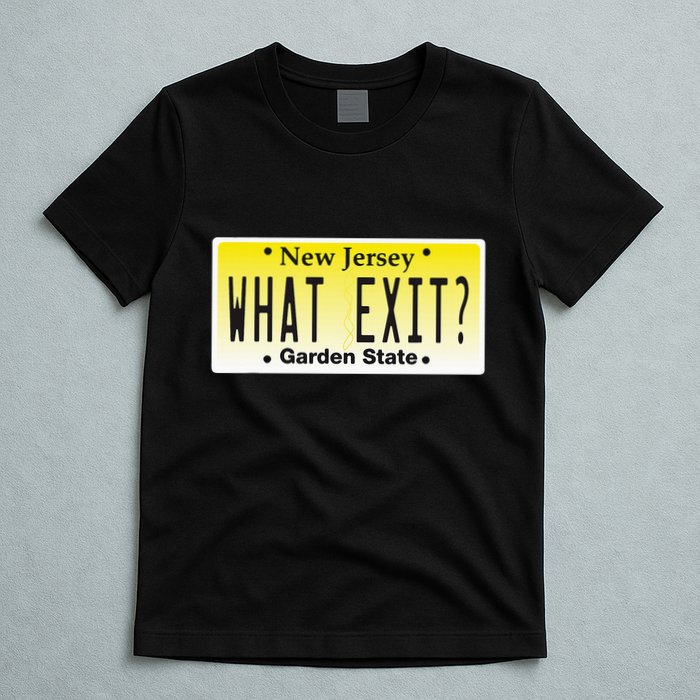 Funny Nj What Exit New Jersey Garden State Parkway T-Shirt