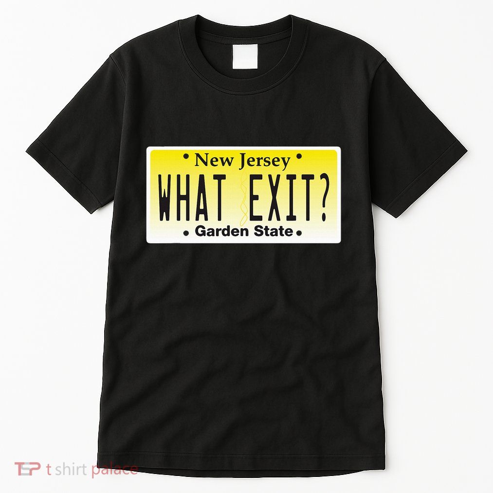 Funny Nj What Exit New Jersey Garden State Parkway Tall T-Shirt