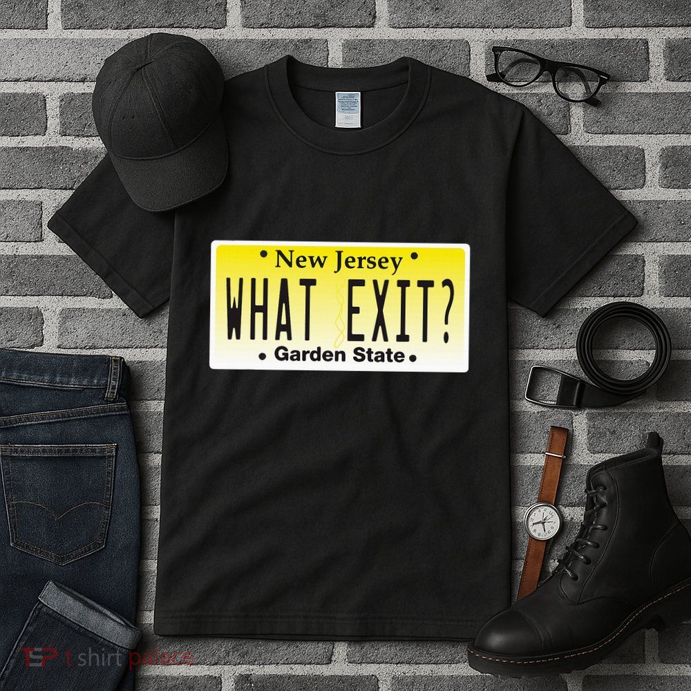 Funny Nj What Exit New Jersey Garden State Parkway Tall T-Shirt