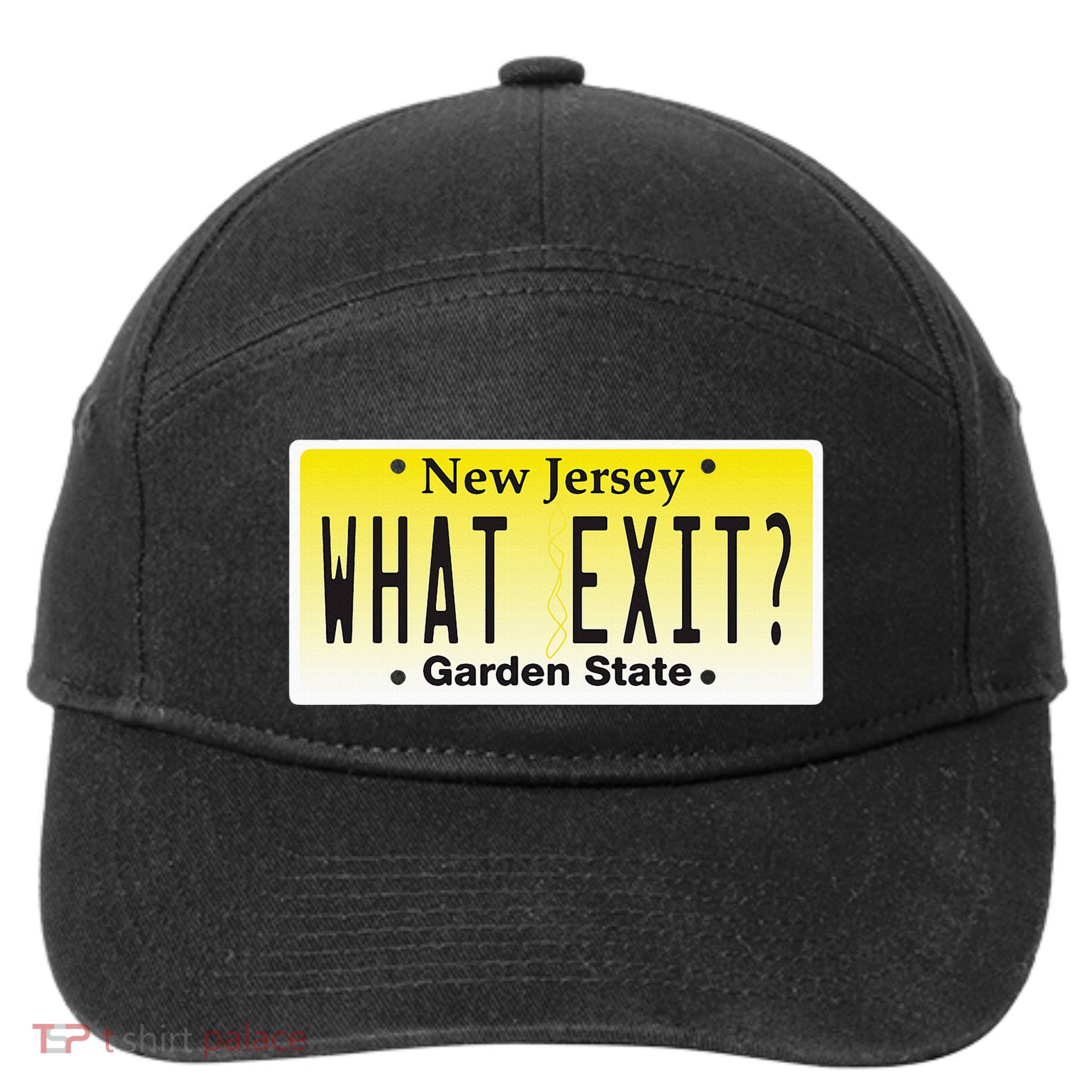 Funny Nj What Exit New Jersey Garden State Parkway 7-Panel Snapback Hat