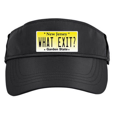 Funny Nj What Exit New Jersey Garden State Parkway Adult Drive Performance Visor