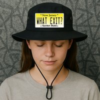 Funny Nj What Exit New Jersey Garden State Parkway Bucket Hat