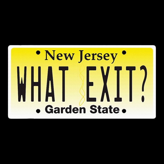 Funny Nj What Exit New Jersey Garden State Parkway 16 in Basic Backpack
