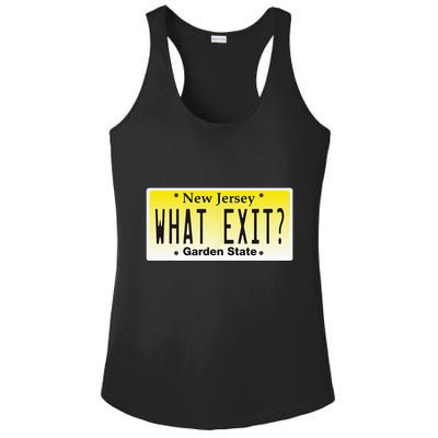 Funny Nj What Exit New Jersey Garden State Parkway Ladies PosiCharge Competitor Racerback Tank