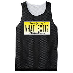 Funny Nj What Exit New Jersey Garden State Parkway Mesh Reversible Basketball Jersey Tank