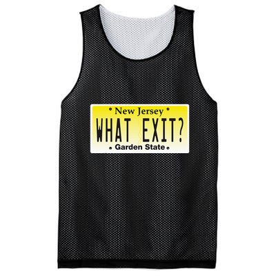Funny Nj What Exit New Jersey Garden State Parkway Mesh Reversible Basketball Jersey Tank