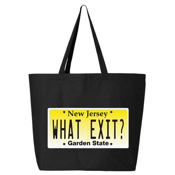 Funny Nj What Exit New Jersey Garden State Parkway 25L Jumbo Tote