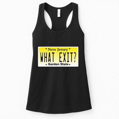Funny Nj What Exit New Jersey Garden State Parkway Womens Tank Top