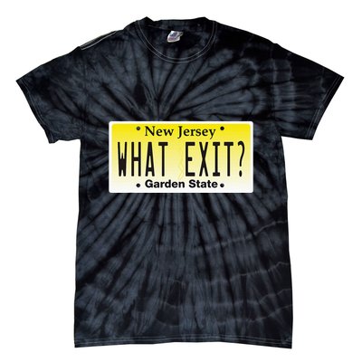 Funny Nj What Exit New Jersey Garden State Parkway Tie-Dye T-Shirt