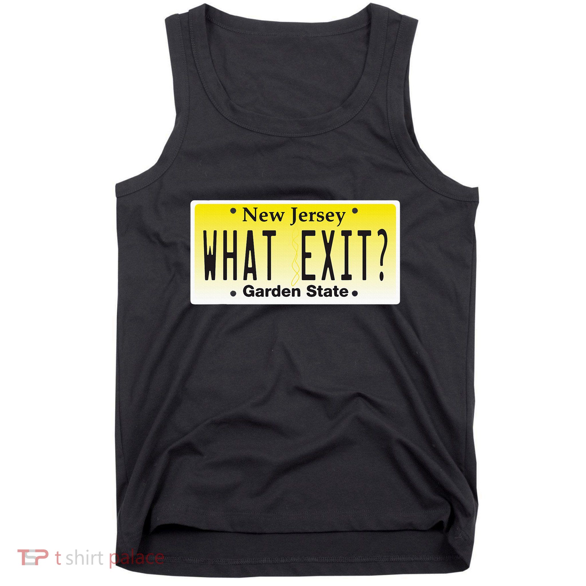 Funny Nj What Exit New Jersey Garden State Parkway Tank Top