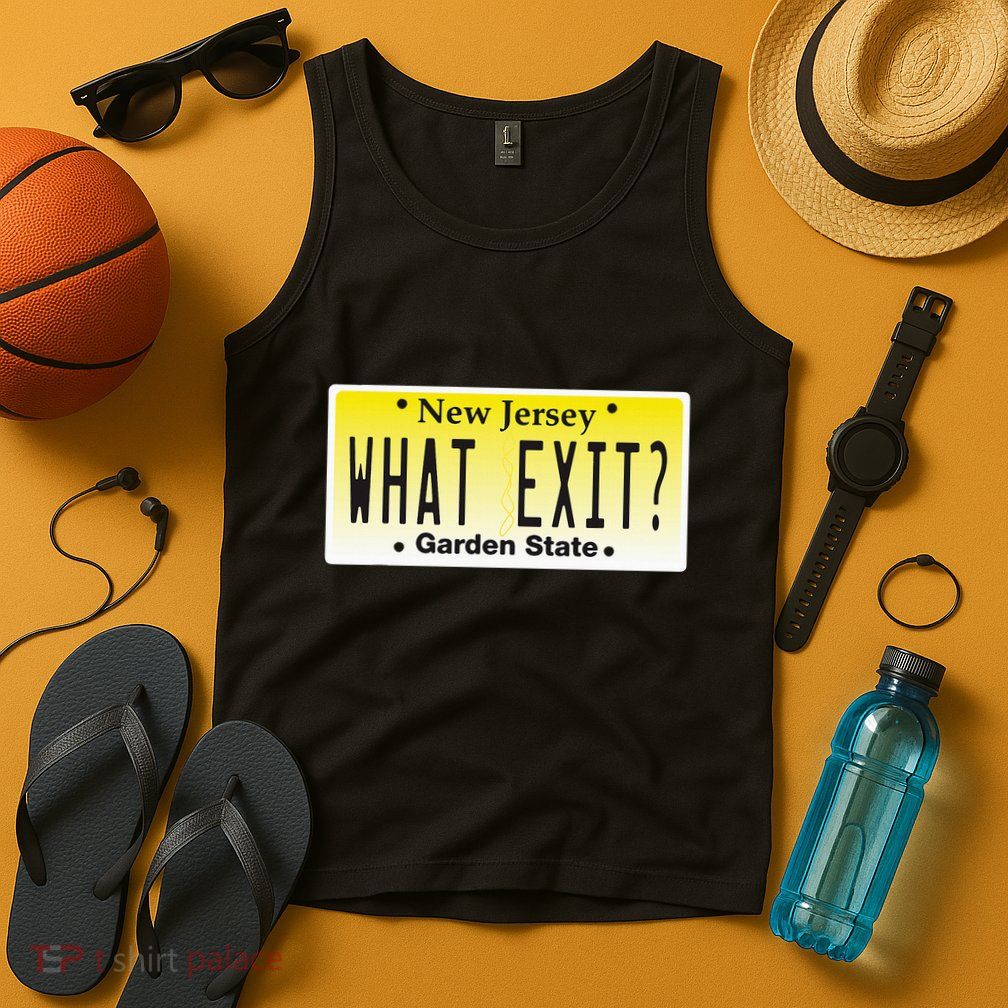 Funny Nj What Exit New Jersey Garden State Parkway Tank Top