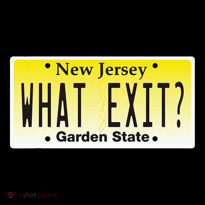 Funny Nj What Exit New Jersey Garden State Parkway Tank Top