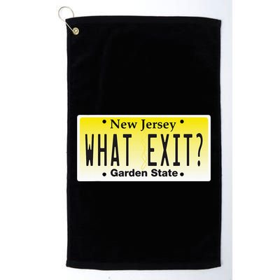 Funny Nj What Exit New Jersey Garden State Parkway Golf Towel