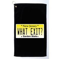 Funny Nj What Exit New Jersey Garden State Parkway Golf Towel