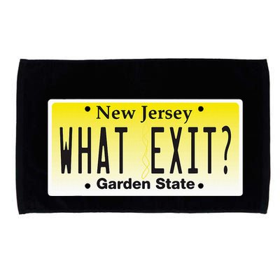 Funny Nj What Exit New Jersey Garden State Parkway Microfiber Hand Towel