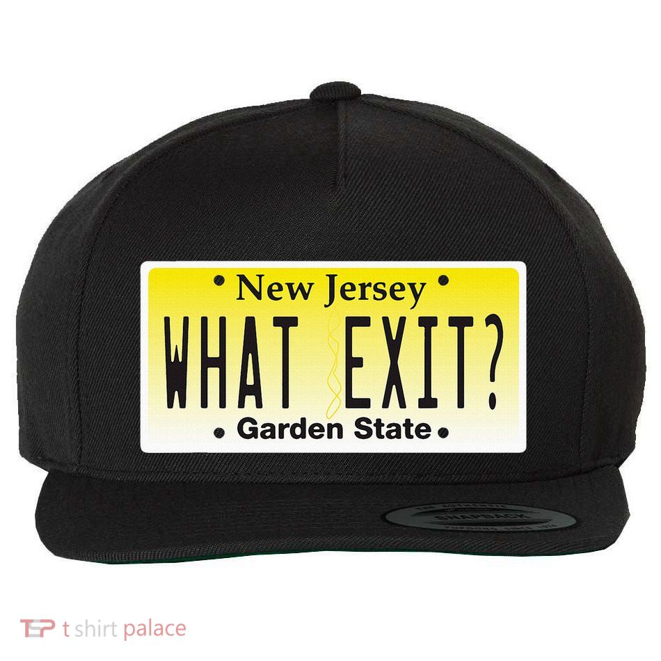 Funny Nj What Exit New Jersey Garden State Parkway Wool Snapback Cap