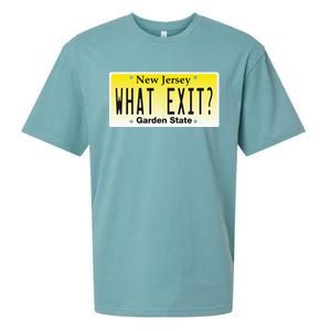 Funny Nj What Exit New Jersey Garden State Parkway Sueded Cloud Jersey T-Shirt