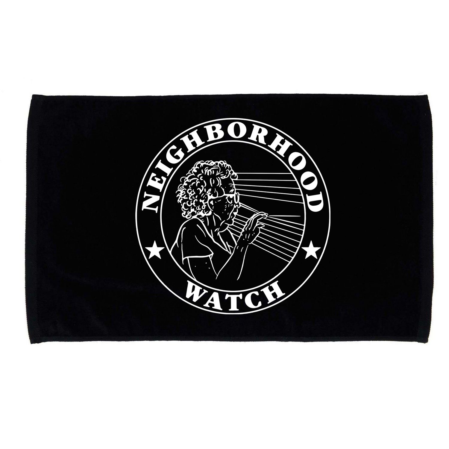 Funny Neighborhood Watch Microfiber Hand Towel