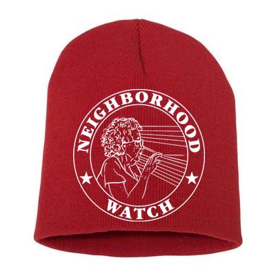 Funny Neighborhood Watch Short Acrylic Beanie