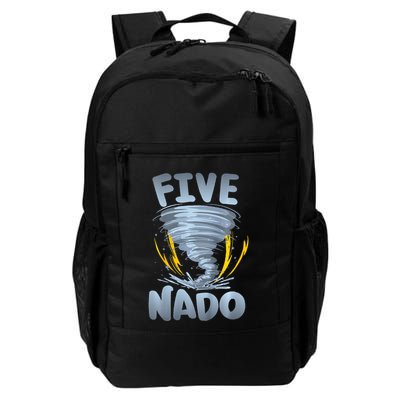 Five Nado Warning 5th Birthday Tornado Themed Birthday Backpack