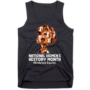 Feminist National Women History Month 2024 Embrace Equity Tank Top