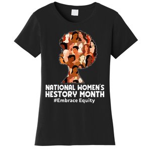 Feminist National Women History Month 2024 Embrace Equity Women's T-Shirt