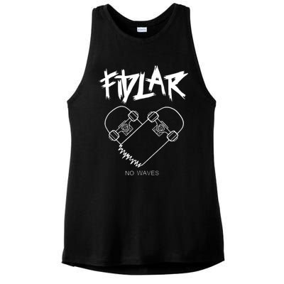 Fidlar No Waves Fans , Music Ladies PosiCharge Tri-Blend Wicking Tank