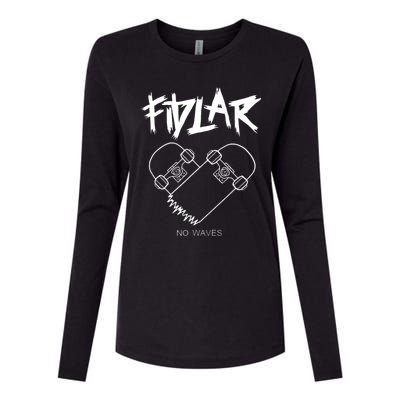 Fidlar No Waves Fans , Music Womens Cotton Relaxed Long Sleeve T-Shirt