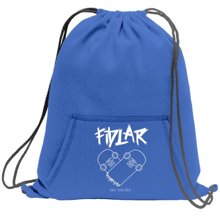 Fidlar No Waves Fans , Music Sweatshirt Cinch Pack Bag