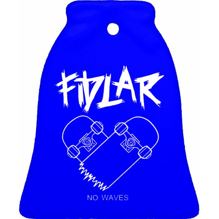 Fidlar No Waves Fans , Music Ceramic Bell Ornament