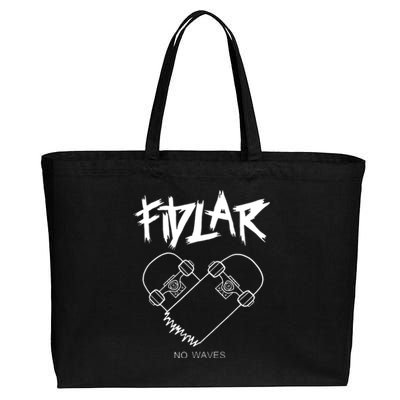 Fidlar No Waves Fans , Music Cotton Canvas Jumbo Tote