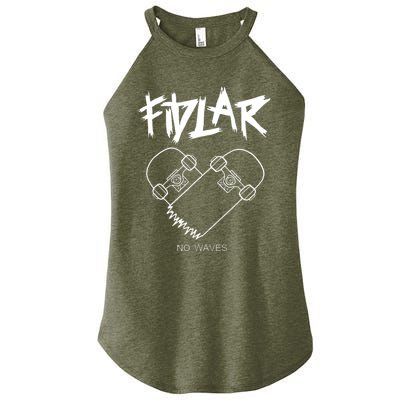 Fidlar No Waves Fans , Music Women's Perfect Tri Rocker Tank