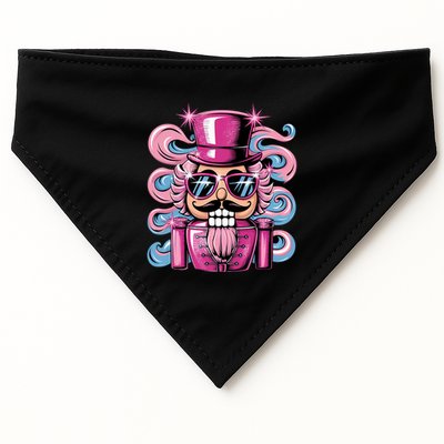 Funny Nutcracker Whats Crackin Christmas Celebration USA-Made Doggie Bandana