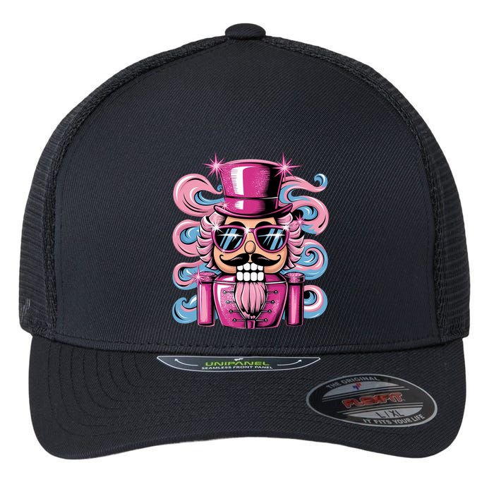 Funny Nutcracker Whats Crackin Christmas Celebration Flexfit Unipanel Trucker Cap
